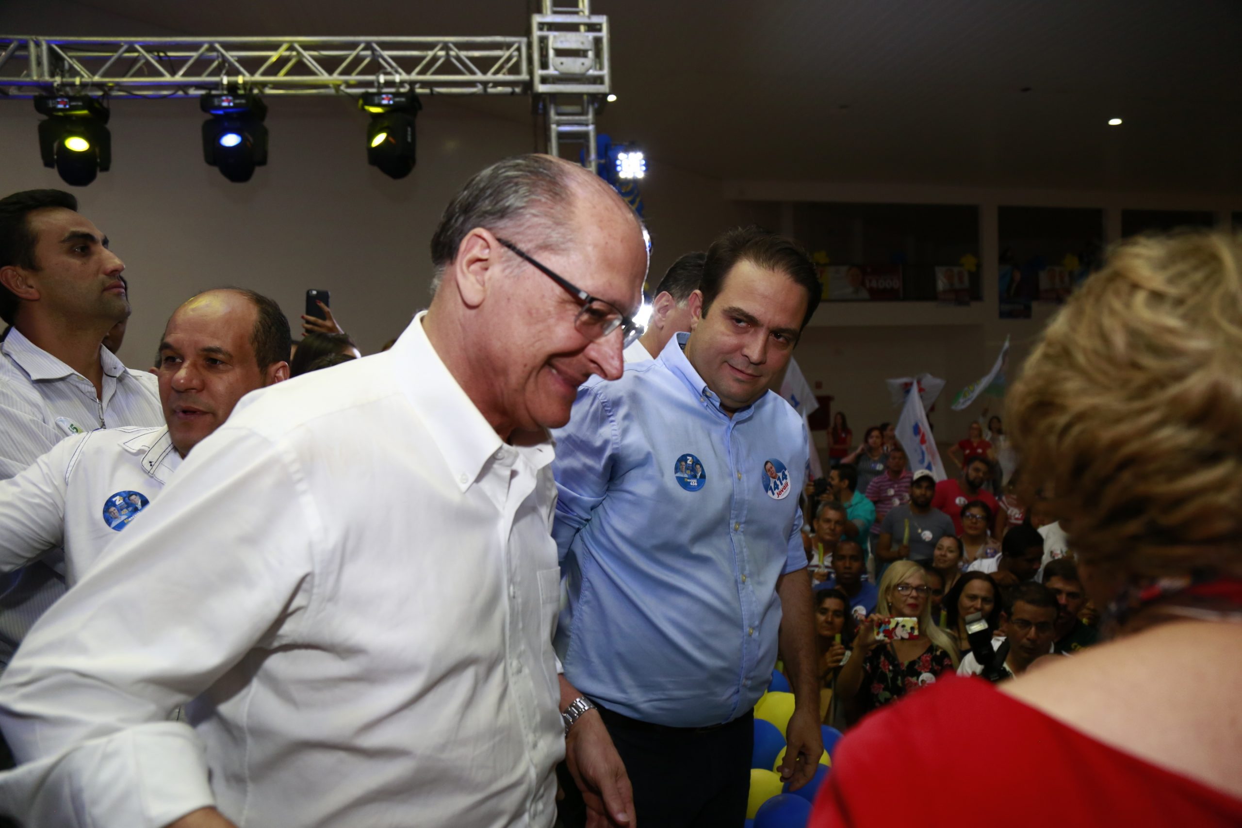 Estar em Anápolis é “começar campanha com o pé direito”, diz Alckmin em comício