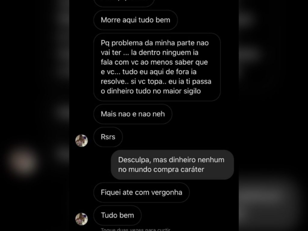 ‘Loira do Instagram’ não conseguiu convencer agente penitenciário de Anápolis e recebe dura lição