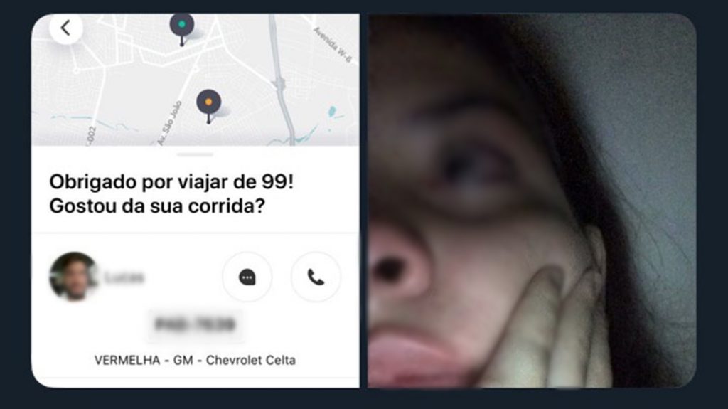 Motorista suspeito de assediar estudante é bloqueado da 99 Pop