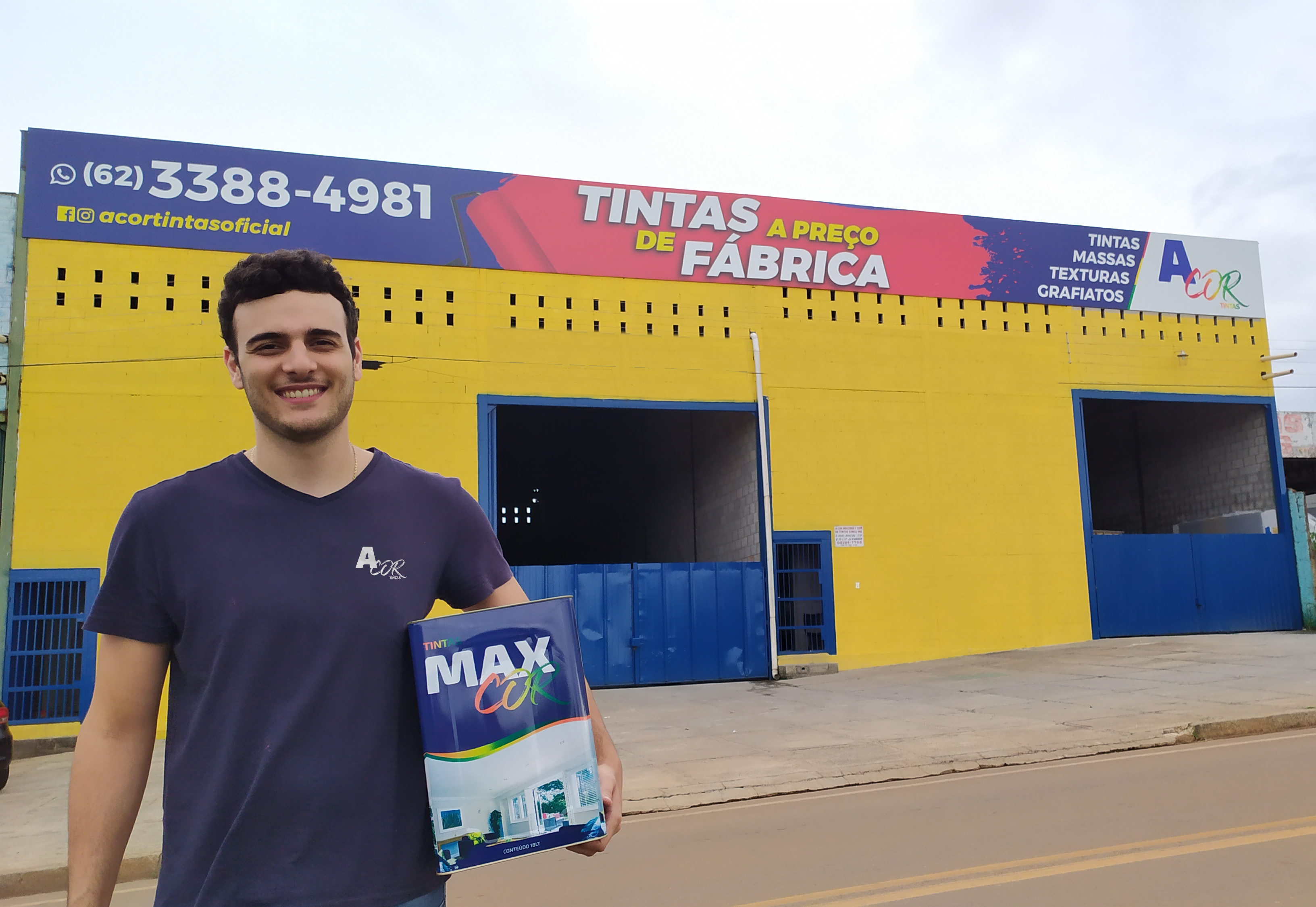 Sabia que uma indústria em Anápolis vende tintas e acessórios para pintura a preço de fábrica?