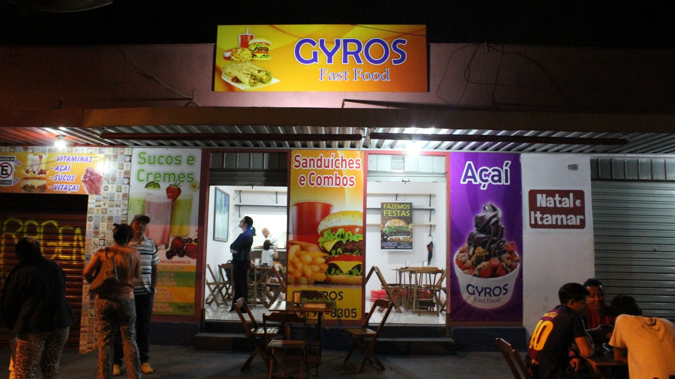 Gyros Fast Food vai dar suco de laranja de graça até o término da Copa