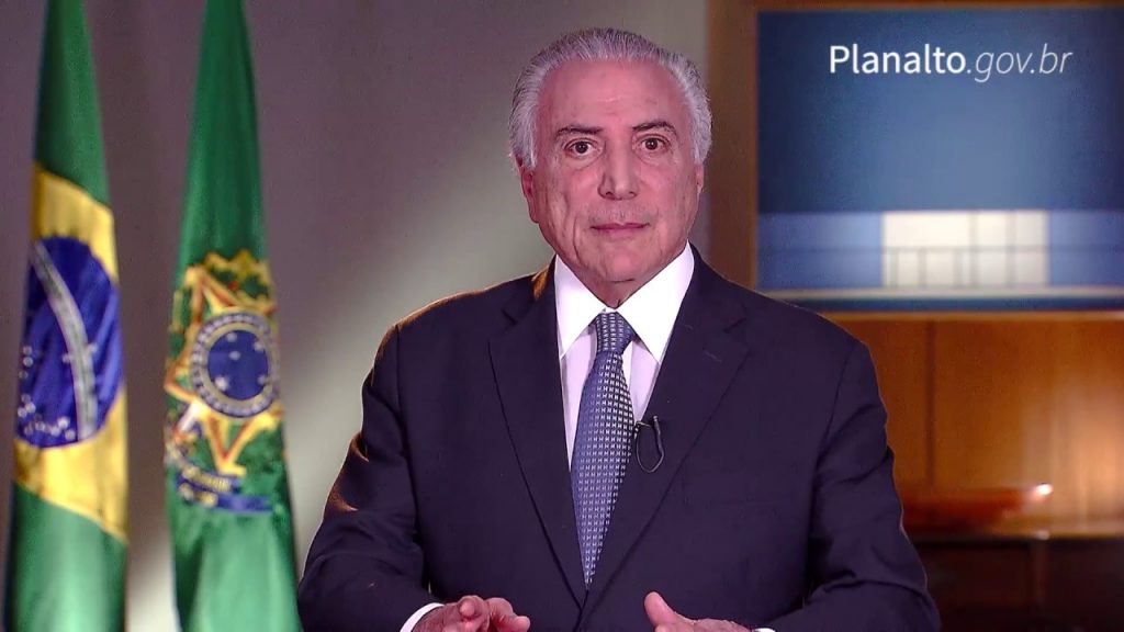 Temer destaca números positivos do país antes de ir ao encontro do G20