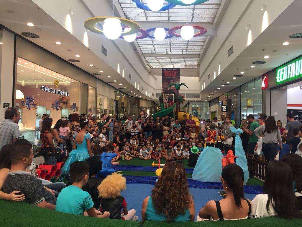 Sábado (22) tem evento gratuito para a criançada no Brasil Park Shopping