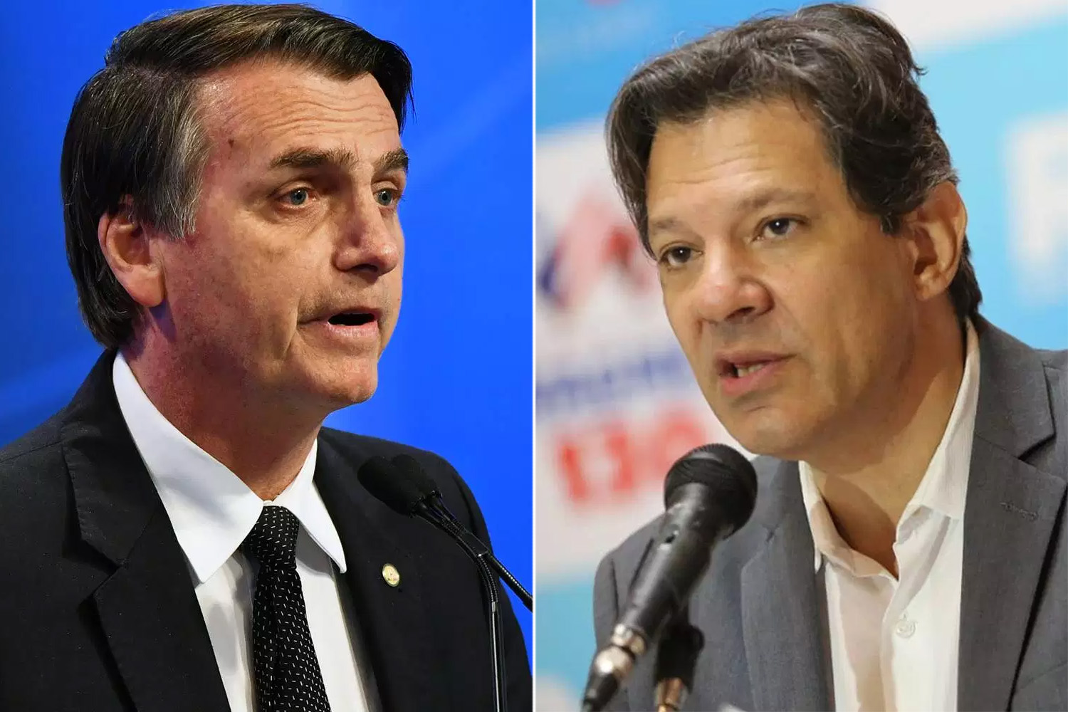 Diferença entre Bolsonaro e Haddad caiu 8 pontos em última pesquisa Ibope