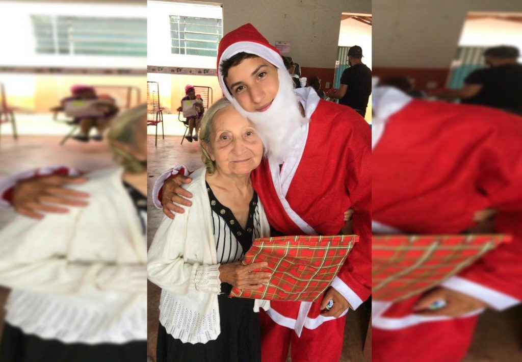 Para não deixar idosos sem presentes de Natal, adolescente de Anápolis mobilizou o país