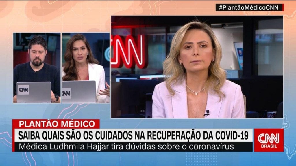 Na CNN, médica anapolina explica como a Covid-19 afeta coração de pacientes recuperados