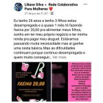 mae solo oferece faxina a vinte reais