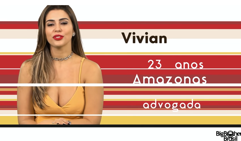 Conheça Vivian, a primeira participante do “BBB 17”