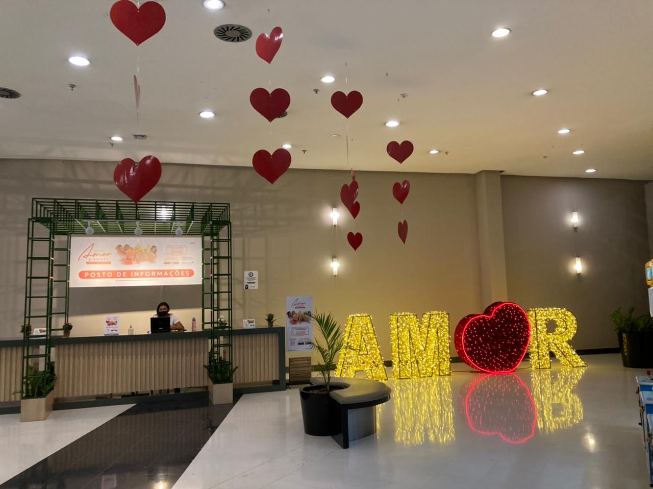 O amor ganha prêmios no Brasil Park Shopping