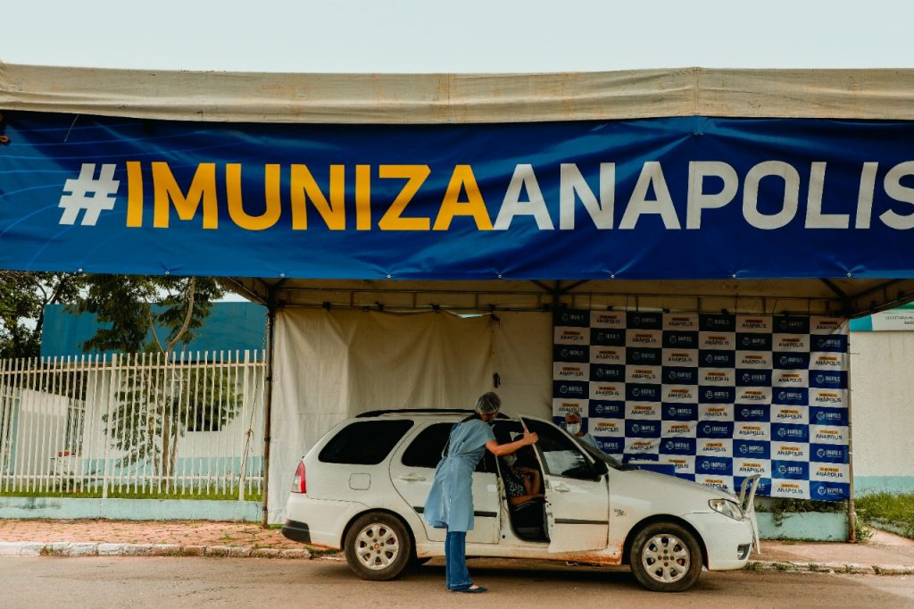 Oito locais para se vacinar contra a Covid-19 em Anápolis nesta segunda-feira (30)