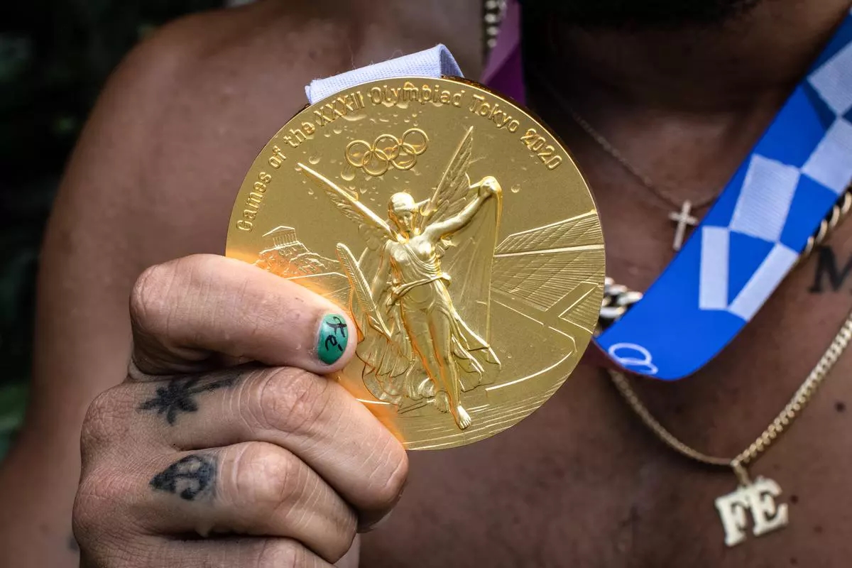 O símbolo que aparece em medalhas olímpicas – e o que ele realmente representa