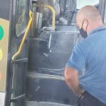 ônibus queimado