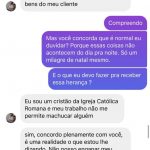 Diálogo entre advogada 'golpista' e confeiteira anapolina. (Foto: Reprodução)
