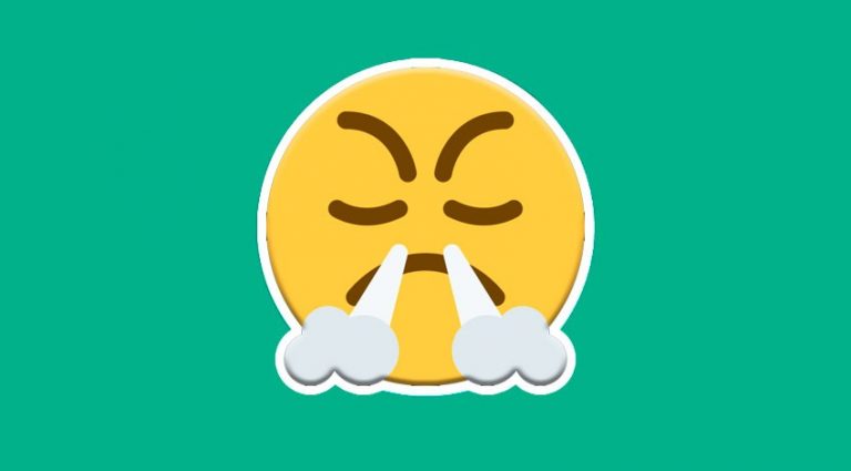 Descubra o verdadeiro significado do emoji que atira fumaça pelo nariz no WhatsApp