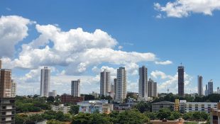 Imagem do céu de Goiânia.