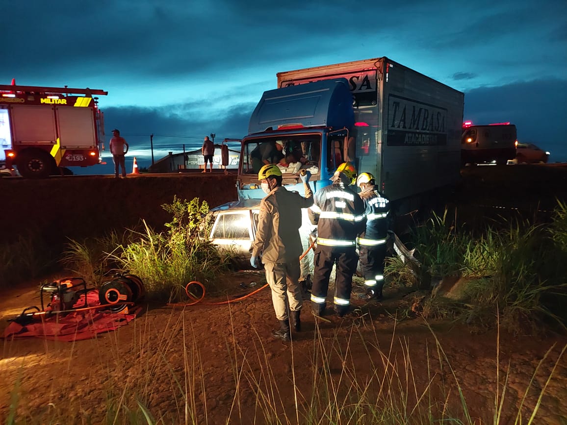 Homem morre em grave acidente na BR-040 próximo a Luziânia