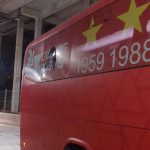 Ônibus do Bahia é atingido por bomba