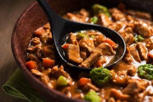 Picadinho prático e cremoso para colocar na marmita