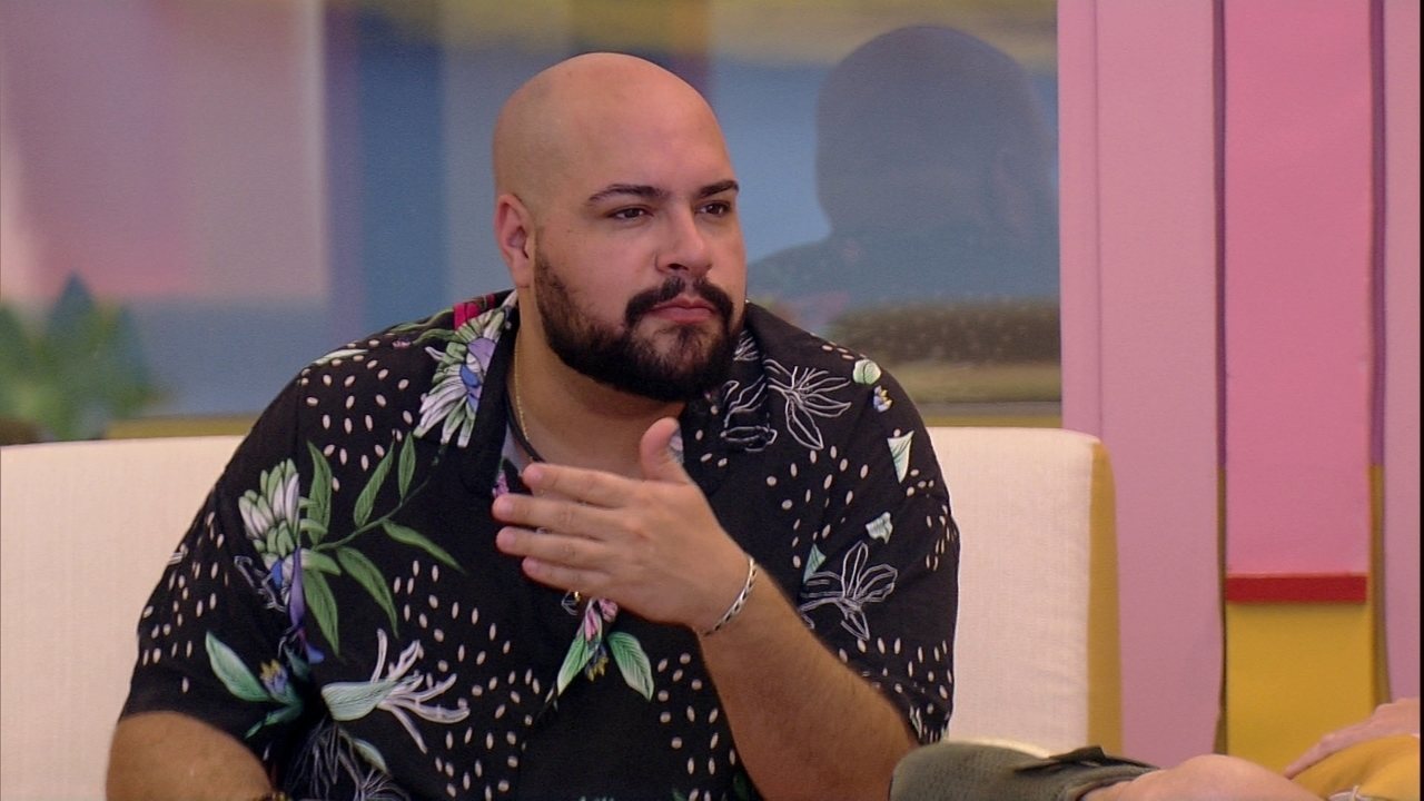 Tiago Abravanel durante sua participação no BBB 22. (Foto: Reprodução/Gshow)