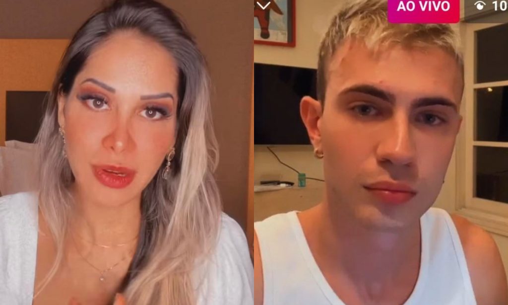 Maíra Cardi entra em live de Leo Picon e alerta processo contra Jade