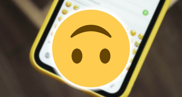 Descubra o verdadeiro significado do emoji de rosto invertido no WhatsApp