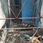 Incêndio no Jardim Arco Verde, bairro da região Sudeste de Anápolis.
