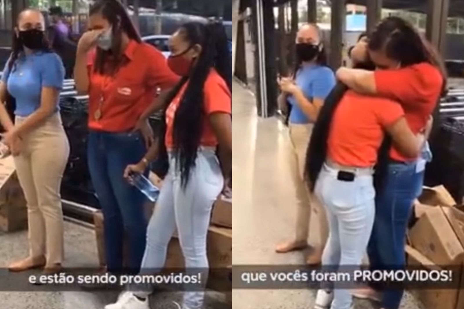 Supermercado usa ‘big fone’ para anunciar promoção de funcionários e o vídeo te faz chorar