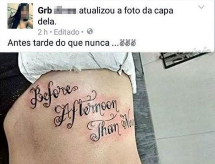 6 tatuagens em inglês que os brasileiros fizeram sem saber do