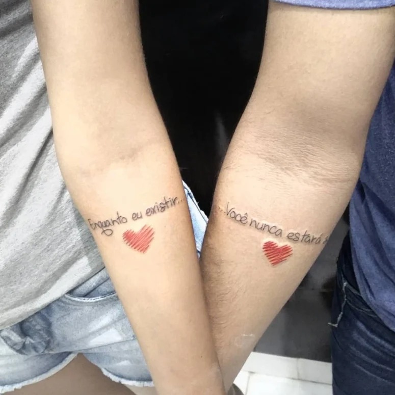 45 Fotos de Tatuagem de Casal