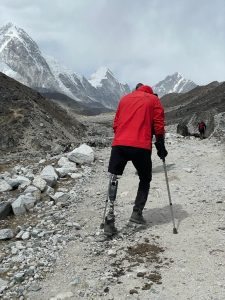 João Carlos Rodovalho, o primeiro sul-americano amputado a chegar até a base do Monte Everest. (Foto: Reprodução)