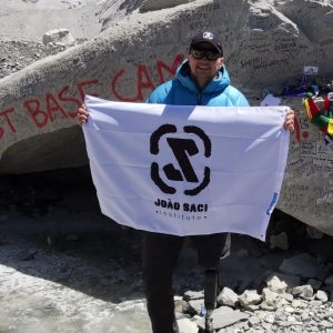 João Carlos Rodovalho, o primeiro sul-americano amputado a chegar até a base do Monte Everest. (Foto: Reprodução)