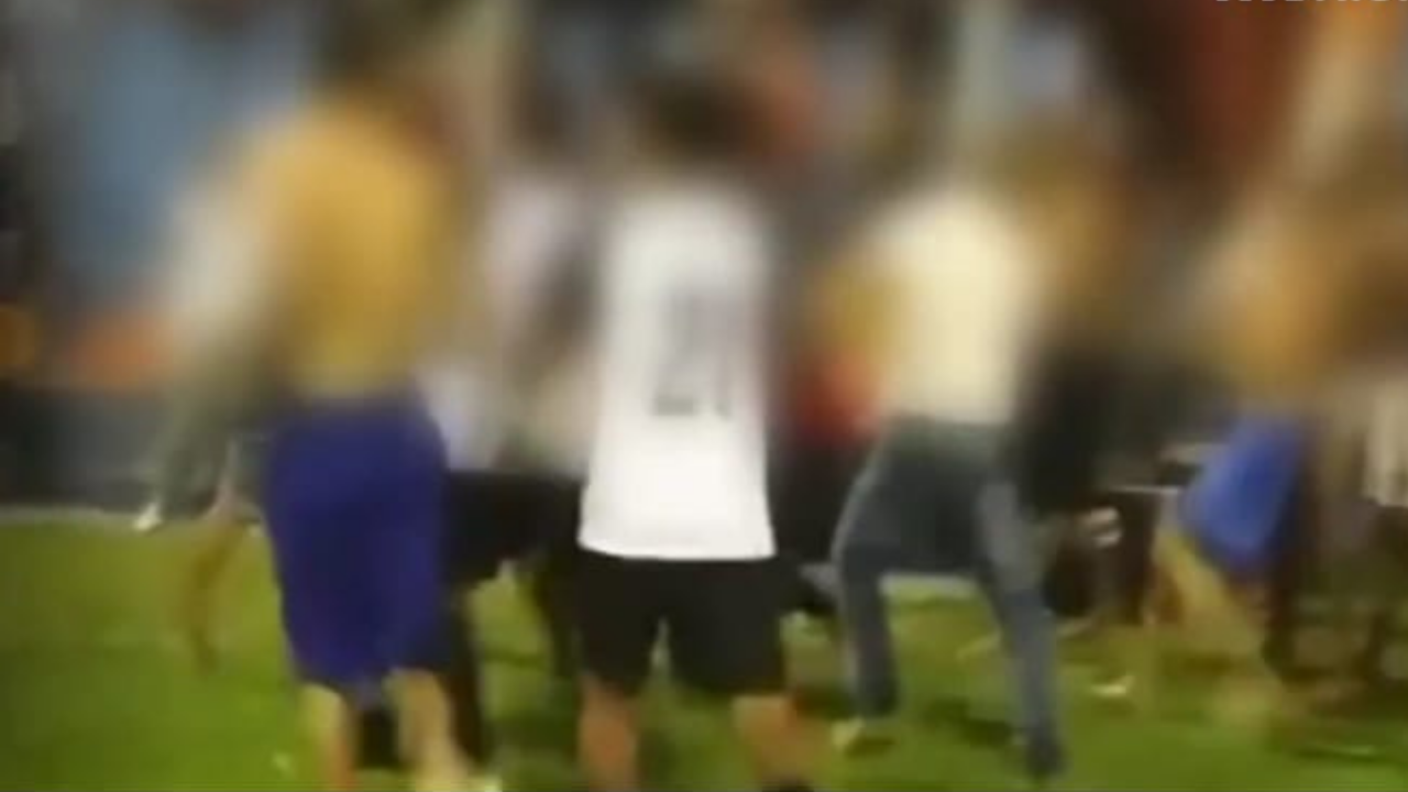 Vice-prefeito é flagrado em briga generalizada após partida de futebol e imagens viralizam