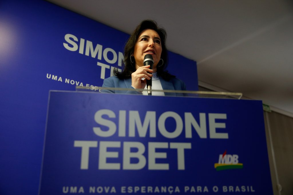 Tebet é confirmada candidata do MDB sob boicote de lulistas e com vice em dúvida