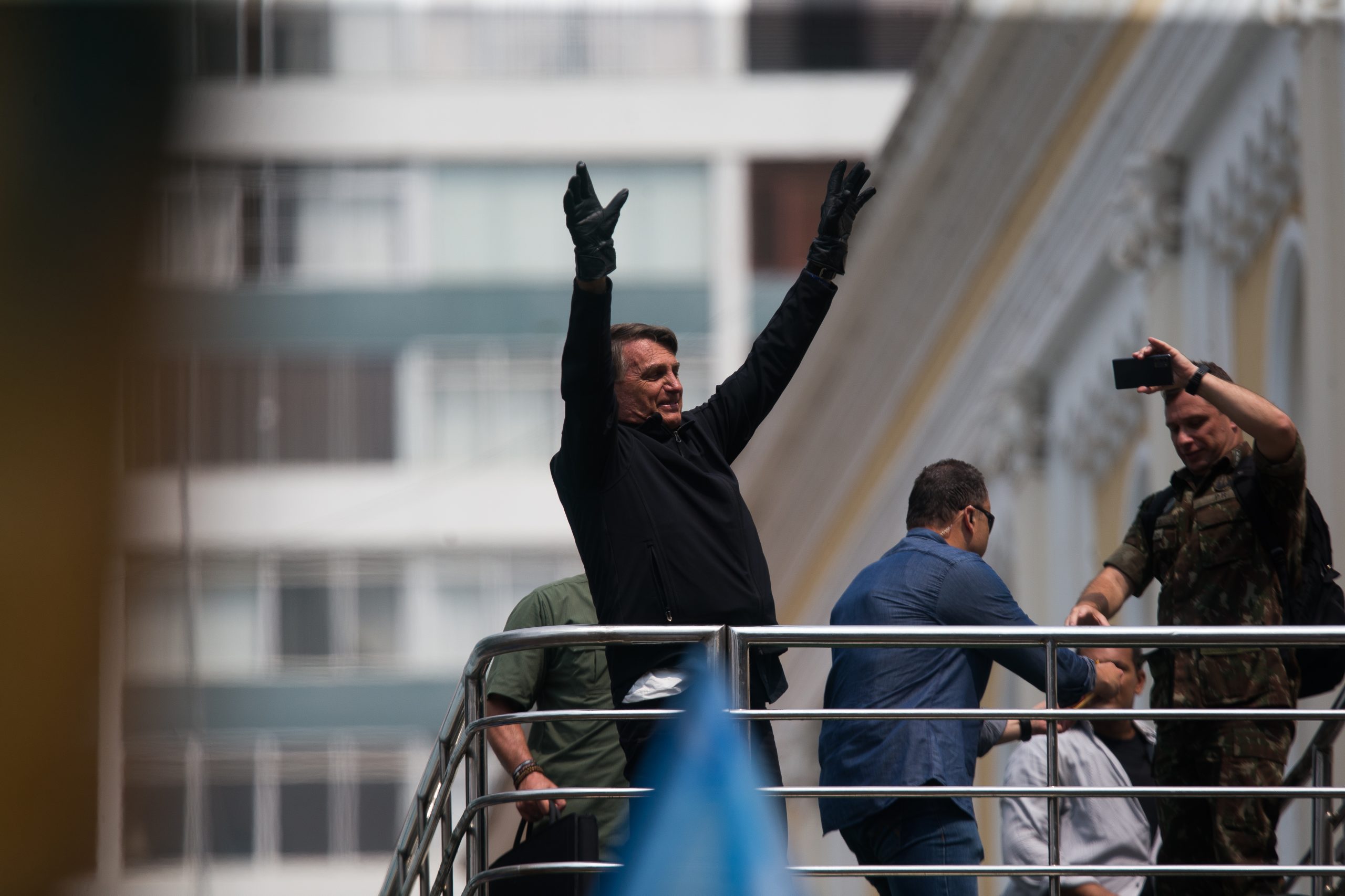 ***ARQUIVO***SÃO PAULO, SP, 13.09.2022 - O presidente Jair Bolsonaro (PL) participa de um comício em Sorocaba, no interior paulista. (Foto: Zanone Fraissat/Folhapress)