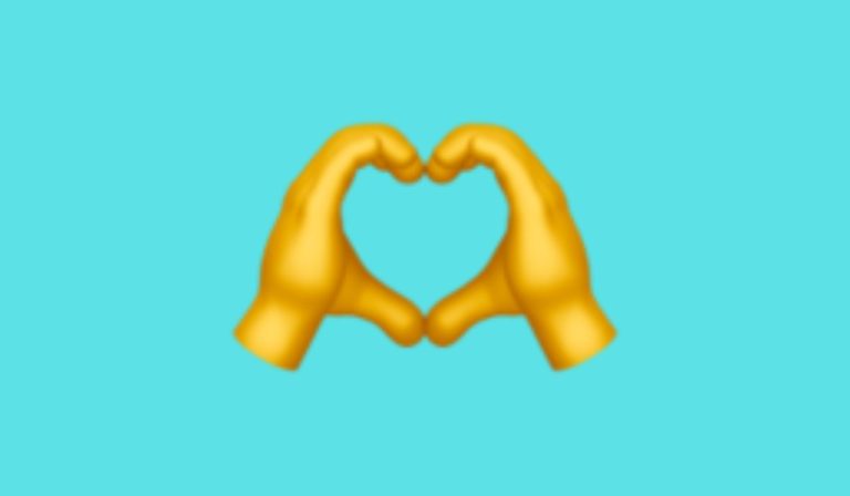 Descubra o verdadeiro significado do emoji das mãos em coração no WhatsApp