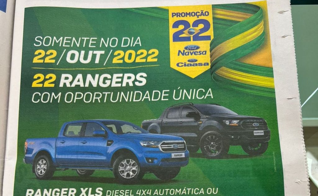 Anúncio de “Promoção 22” em jornal de Goiás gera críticas e movimenta a web