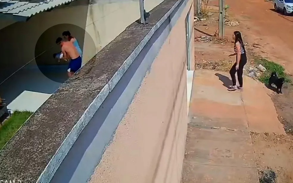 Bebê se engasga com leite e é salva por bombeiro que estava de folga em Porangatu