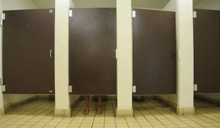 Entenda por que a porta de um banheiro público não vai até o chão