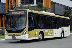 Ônibus da Urban, empresa responsável pelo transporte coletivo em Anápolis. (Foto: Divulgação)