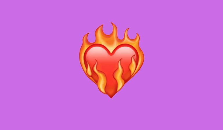 Conheça o verdadeiro significado do emoji de coração em chamas no WhatsApp