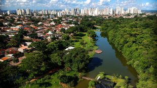 Vista aérea de Goiânia. (Foto: Jackson Rodrigues / Prefeitura de Goiânia)
