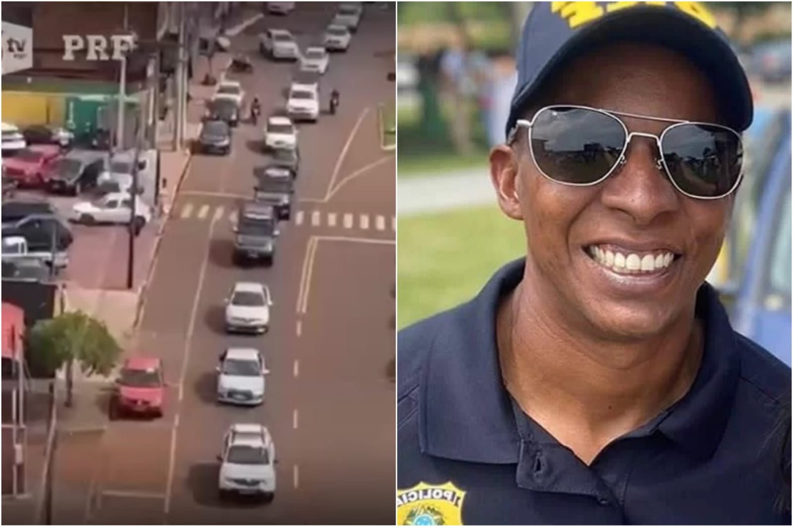 PRF presta homenagem comovente para policial goiano que morreu atropelado em serviço