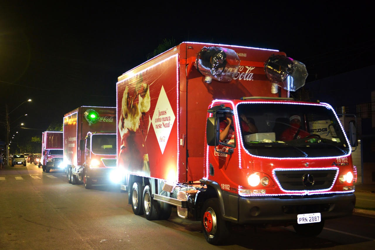 Caminhão Coca Cola Caravana Natal