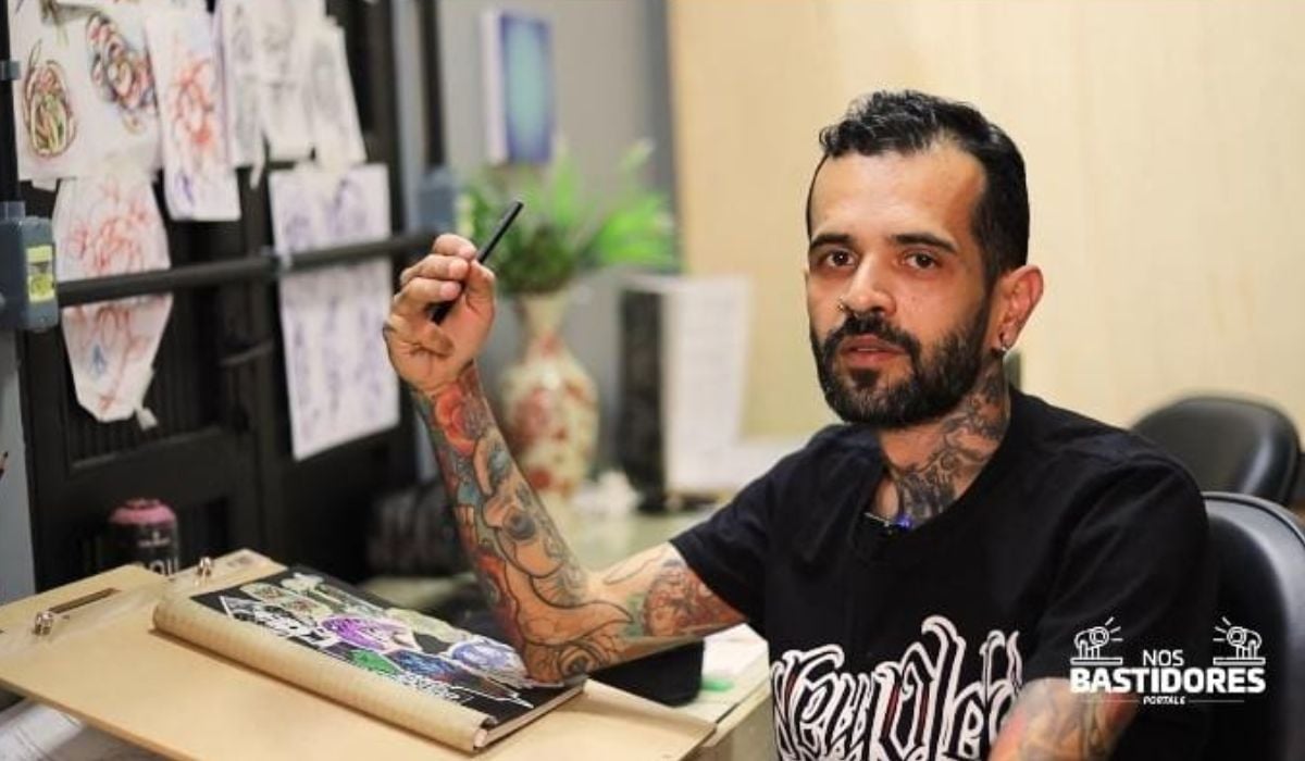 Conheça a história do tatuador anapolino que começou a vida como serviços gerais