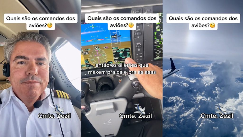 A caminho de Goiânia, piloto de avião mostra momento em que a temperatura chega a – 48º C: ”gelinho”