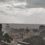 Tempestade se formando em Anápolis (Foto: Reprodução/Felipe Homsi)
