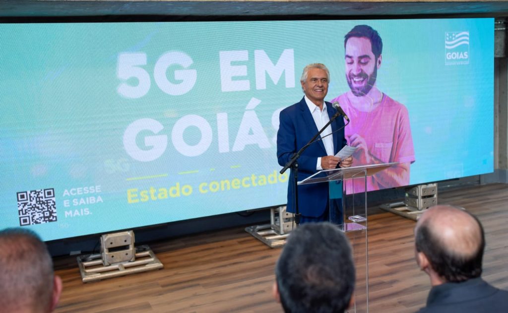 Cobertura do sinal 5G pode ser ampliada em Goiás nos próximos meses, anuncia Caiado