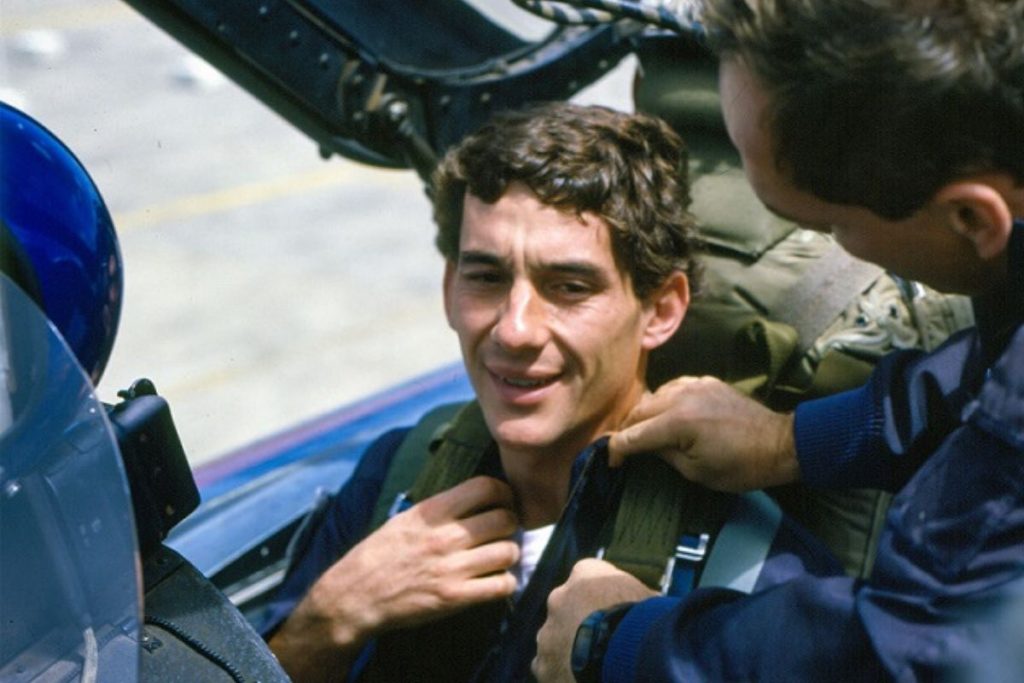 Relembre dia em que Ayrton Senna voou pelos céus de Anápolis em um jato da Força Aérea