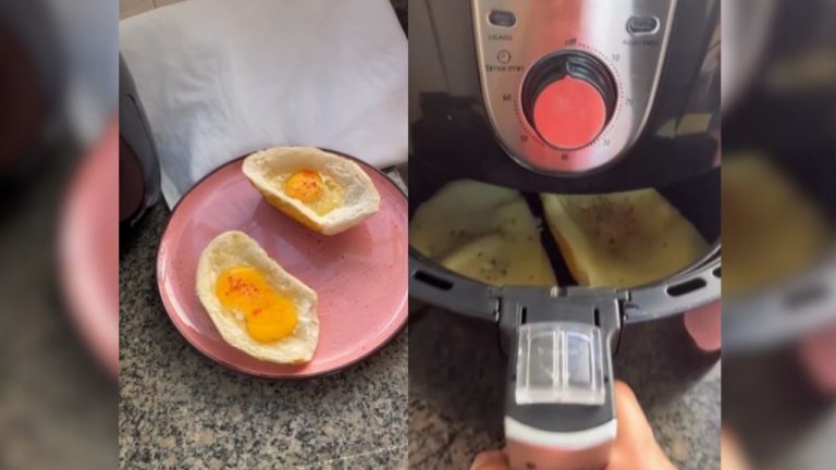 Aprenda a fazer pão com ovo na air fryer em apenas 10 minutos; fica uma delícia