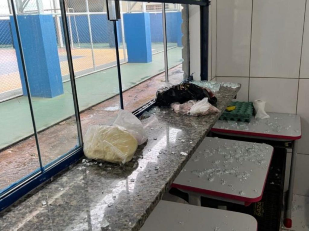 Escola de Anápolis é arrombada e toda a carne da merenda é levada